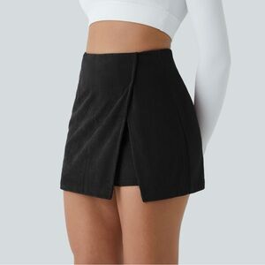 Halara corduroy mini skirt (with shorts)
